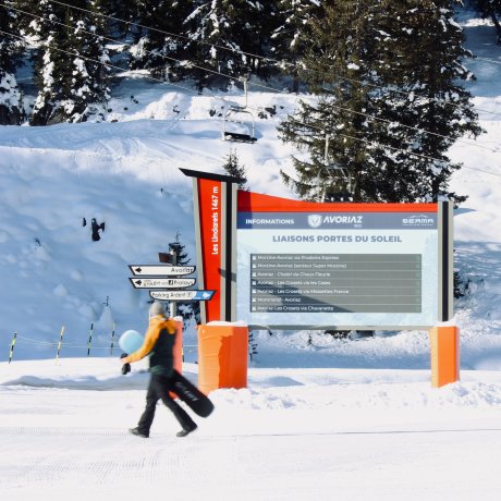 Affichage dynamique extérieur – Avoriaz