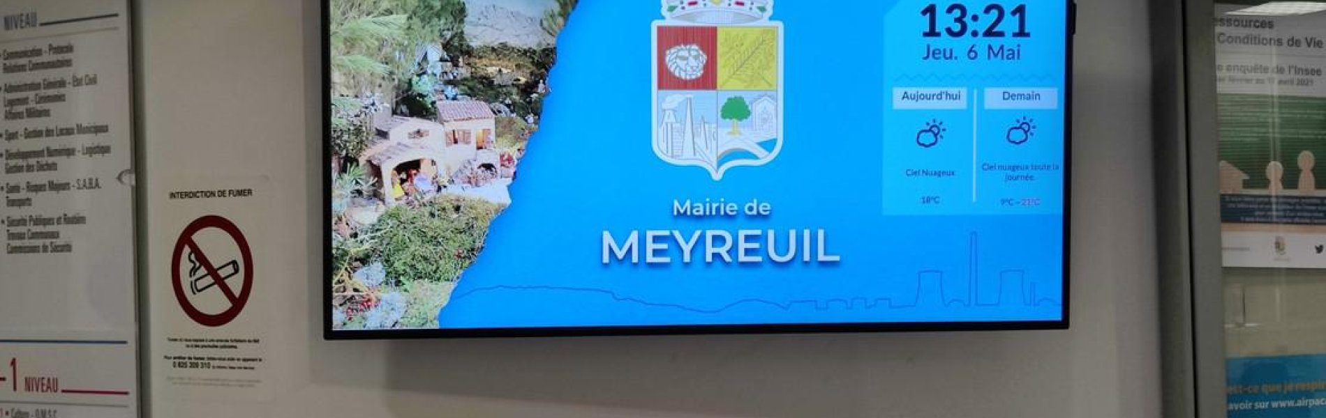 Écran LCD intérieur