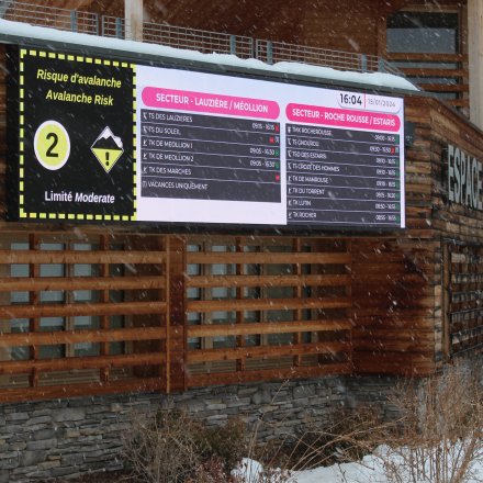 Ecrans - Domaine skiable